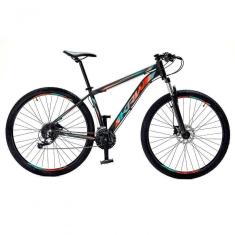 Bicicleta Aro29 Krw Alumínio Shimano 24v Freio Hidráulico S5 21 Preto-Azul E Laranja
