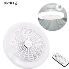 Ambiente Confortável com Ventilador de Teto e LED! - JP UTILIDADES