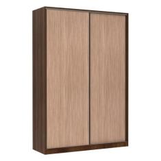 Guarda Roupa Solteiro 2 Portas de Correr 3 Gavetas Prime Plus 159 cm L