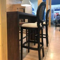 Banqueta Medalhão - Preto Provençal - Datelli Design, FAIXA 3 INOVATIV