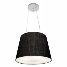 Lustre Pendente Cone Vivare Md-4152 C pula Em Tecido 30/40x30