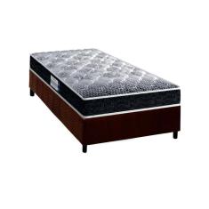 Cama Box Solteiro: Colchão Espuma Probel D33/Ep Anatômico Advanced Tech1500 + Base Brown(88X188)