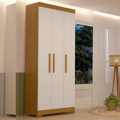 Guarda-Roupa Solteiro Canadá 3 Portas Linhamobília