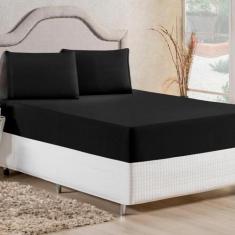 Jogo Lençol Solteiro 100% Algodão Malha Penteada - MALUCASIM ENXOVAIS,