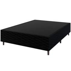 Base Box Para Colchão De Casal Umaflex New Italia Black 38x138x188cm Preto