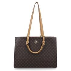 Bolsa Luz da Lua Monograma Mocca Feminina-Feminino