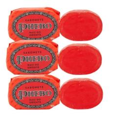 Kit 3 Sabonete Phebo Granado Raiz do Oriente Glicerina Vegetal Natural