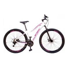 Bicicleta Aro 29 Feminina Ksw Mwza 21v Alumínio Freio a Disco Suspensão Dianteira Mountain Bike-Feminino