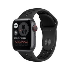 Apple Watch Series 6 Nike+, Cellular + GPS, 44 mm, Alumínio Cinza Esp Pulseira Cinza Carvão / Preto