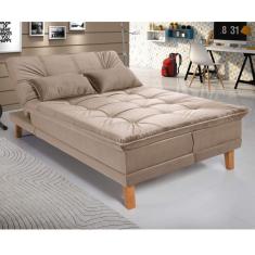 Sofá Cama Berlim Plus Império Estofados Chocolate