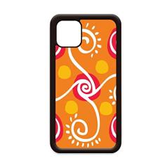 Capa Orange Plants Totems Civilização Antiga para iPhone 11 Pro Max para Apple Mobile Case Shell