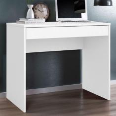 Mesa Escrivaninha Facility 1 Gaveta Branco - Demóbile