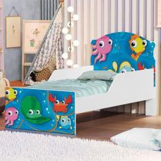 Cama Infantil Peixinhos Com Colchão