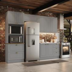 Cozinha Compacta 8 Portas 5 Gavetas Peças Emily - Espresso Móveis