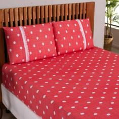 Lençol King Estampado Com Elástico Malha 100% Algodão Macio - Meta Mar