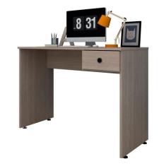 Mesa para Computador Notebook Escrivaninha Dubai Carvalho Bruma - Mpoz