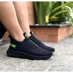 Tênis Feminino Esportivo Caminhada Academia Ginástica Super Leve E Macio-Feminino