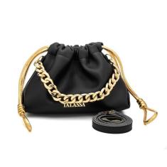 Bolsa Feminina Pequena Transversal Alça Corrente Lançamento - Talassa,