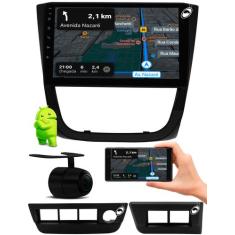 Multimidia 2 Din 9" Android Gol Voyage Saveiro G5 Android Auto Car Pla