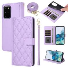 Furiet Capa carteira para Samsung Galaxy S20 Plus S20+ 5G com alça de pulso, alça de ombro, vários compartimentos para cartões, capa de telefone com suporte de couro PU para S20+5G S20plus 20S + S2O S