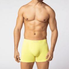 Cueca Lupo Boxer Micromodal Sem Costura 661-001, Amarelo, XG