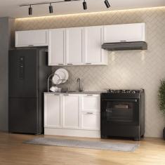 Cozinha Compacta 4 Peças 3 Aéreos 1 Balcão Soho CabeCasa MadeiraOrigin