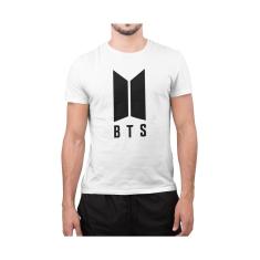 Camiseta ECF Masculina BTS Manga Curta Branca Poliester