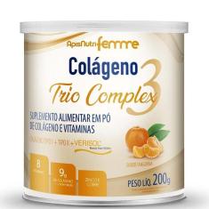 Colágeno Trio Complex 200G Apisnutri Sabor Tangerina
