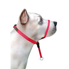 Coleira Cabresto K-9 Spirit Para Cães Grande Vermelha