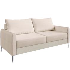 Sofá Ascona 2 Braços 2 Assentos Sofá Go - Off White