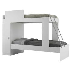 Beliche com Colchão Incluso 1 Porta Havana Multimóveis Branco