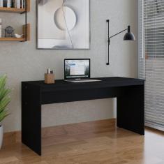 Mesa para Escritório Diretor 150cm Turim Espresso Móveis Preto Onix