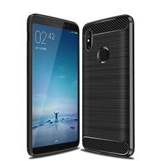 Capa para Xiaomi Redmi Note 5, capa de material de fibra de carbono, macia, antiderrapante macia, anti-impressão digital, capa totalmente protetora para Xiaomi Redmi Note 5