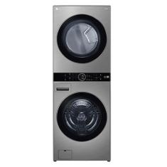 Lavadora e Secadora Elétrica Smart LG WashTower™ 17kg Aço Escovado com Inteligência Artificial AIDD™ - WK17VS6A - WK17VS6A