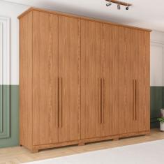 Guarda-Roupa Casal Leblon 6 Portas 6 Gavetas Nature - Henn