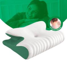 Travesseiro Cervical Ortopédico Butterfly Vitasono Nasa Alto Para Dorm