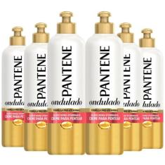 Kit Creme de Pentear Pantene Cachos Ondulados 240g com 06 unidades