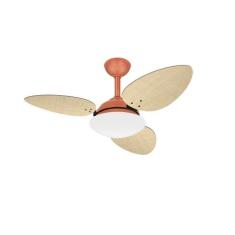 Ventilador De Teto 3 Pás Palha Silencioso Pétalo Ventax 220V, 220V