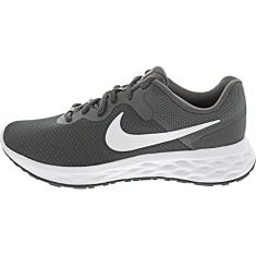 Nike Tênis de caminhada masculino Air Max 200, Cinza Ferro Branco Cinza Fumê Preto, 38