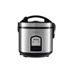 Panela Elétrica de Arroz Philco PH5P Visor Glass Inox / Preto, Preto e
