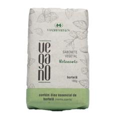 Sabonete em Barra Vegano Relaxante Hortelã Madressenza 180g
