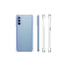 Capa TPU Transparente Anti Choque + Película 3D para Moto G71 Xt2169 -