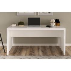 Mesa Secretária Escritório ME4109 Branco - Tecno Mobili
