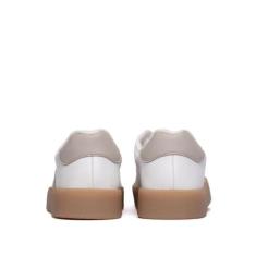 Tênis Feminino Vizzano em Napa com Recortes Branco/bege, Branco, Bege,