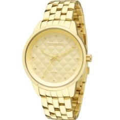 Relógio Feminino Technos Trend 2035LWM/4X 39mm Aço Dourado-Feminino