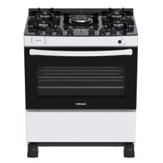 Fogao a Gas 5 Bocas Venax Gaudi Vitreo Branco