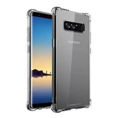 Capa Samsung Galaxy Note 8 Com Borda Anti Impacto Transparente