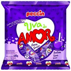 Pirulito Uva Do Amor C/24 480gr - Peccin