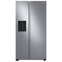 Geladeira Samsung RS60 Side by Side com All Around Cooling e SpaceMax 602L Inox Look 127V
