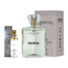 Kit Perfume Masculino Imortal Amakha Paris 100Ml E 15Ml